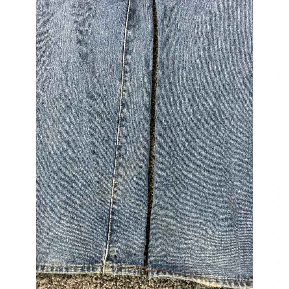 Levi's 501 Straight Fit Jeans Men's Size 38x30 Blue Button Fly